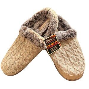 Skechers | Women's | Cali Relaxed Fit | Memory Foam | Faux Fur Lined | Slippers